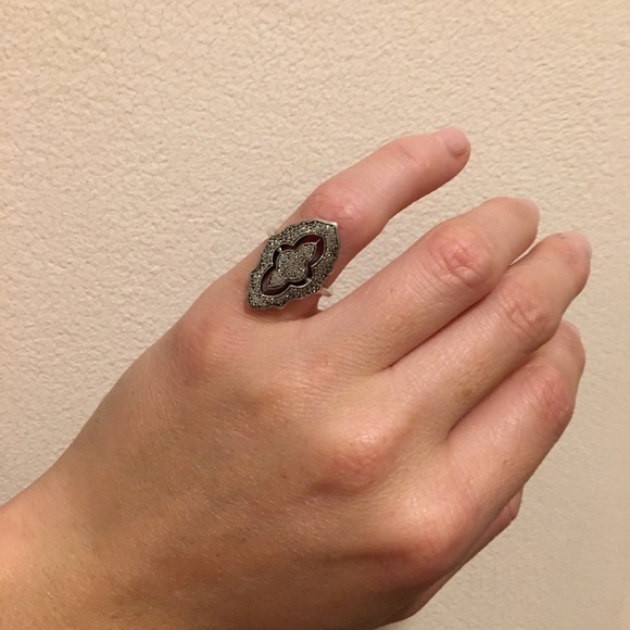 Pandora silver and cubic zirconia Ale ring - Picture 2 of 2